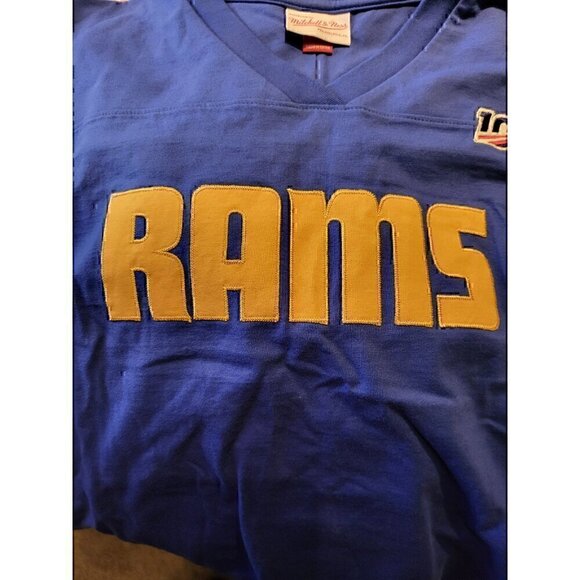 Mitchell & Ness NFL LA Rams 1979 Throwback Football 2XLB Big & Tall NWOT - Picture 3 of 8